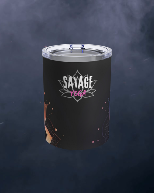 Savage Yoga 10oz Tumbler – Dark Lotus Edition