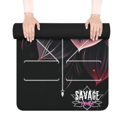 Midnight Dahlia Yoga Mat — Savage Yoga