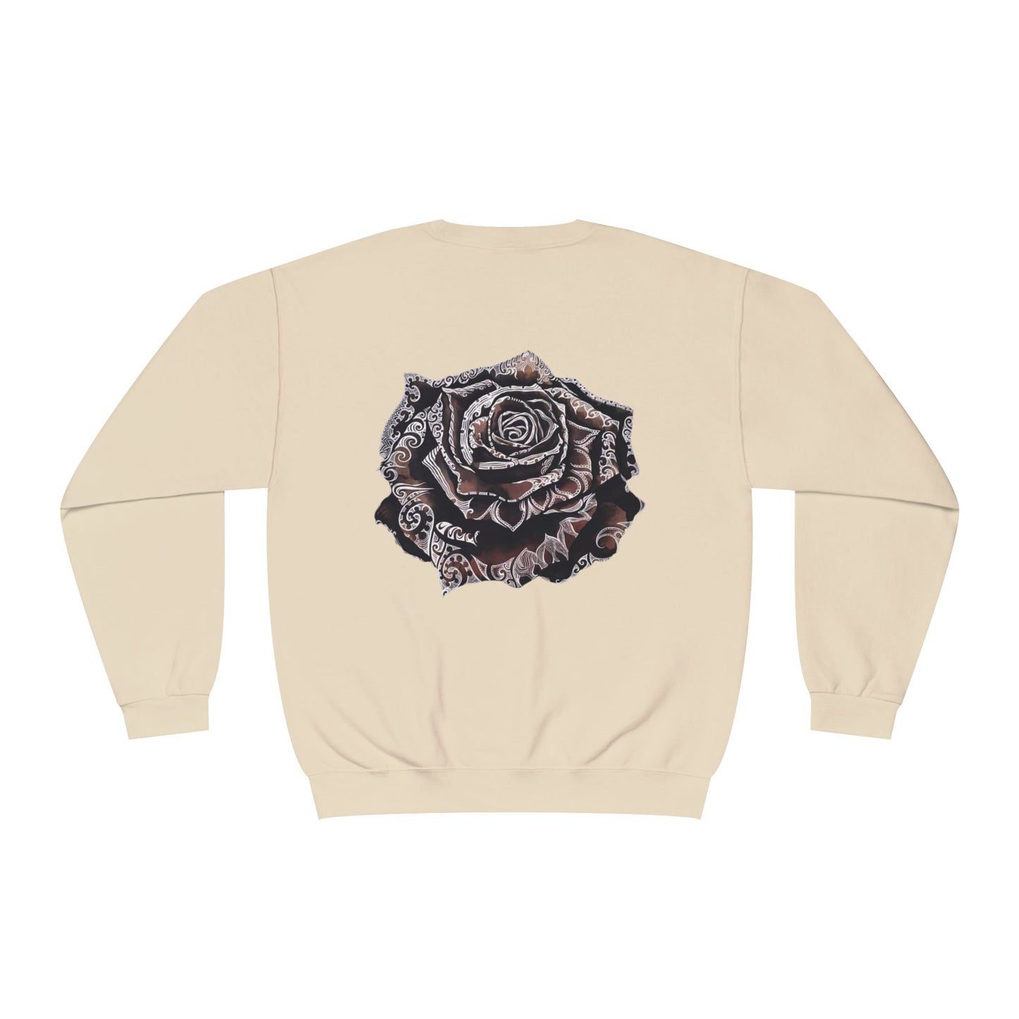 Savage Yoga Rose Crewneck — Dark, Soft &amp; Fiercely Comfortable