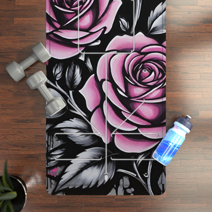 Rebel Rose Yoga Mat — Savage Yoga