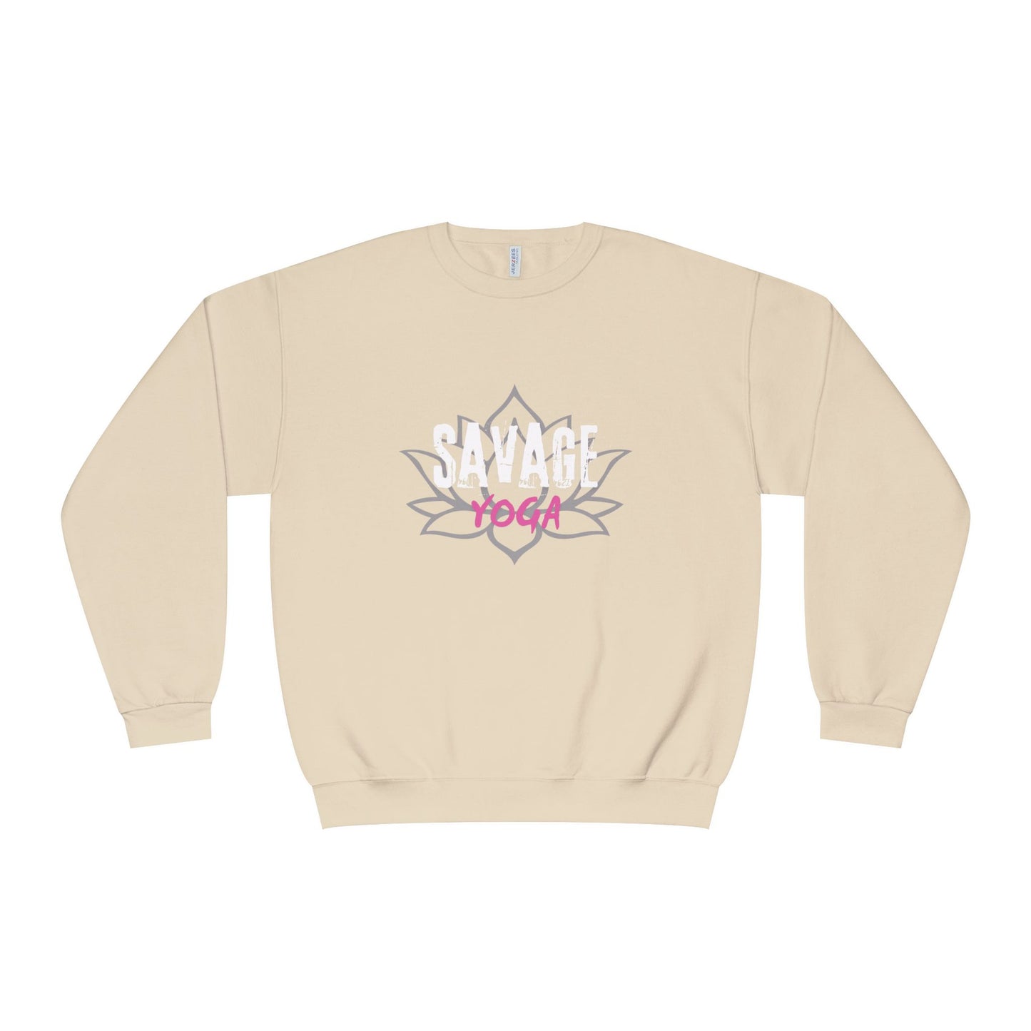 Savage Yoga Rose Crewneck — Dark, Soft &amp; Fiercely Comfortable
