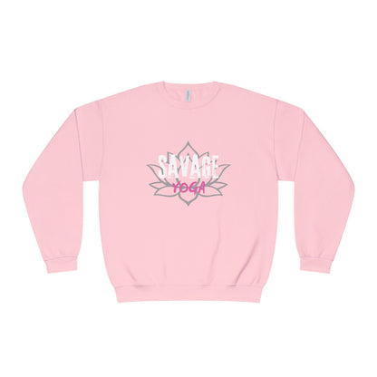 Savage Yoga Rose Crewneck — Dark, Soft &amp; Fiercely Comfortable
