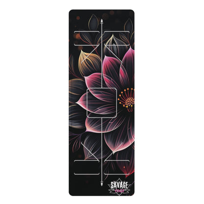 Midnight Dahlia Yoga Mat — Savage Yoga