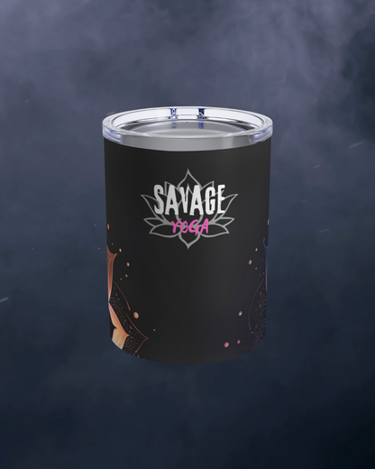 Savage Yoga 10oz Tumbler – Dark Lotus Edition
