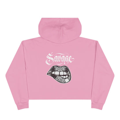 Savage Bite - Cropped Hoodie