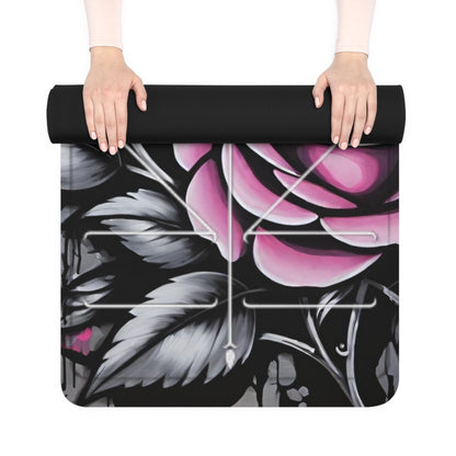 Rebel Rose Yoga Mat — Savage Yoga