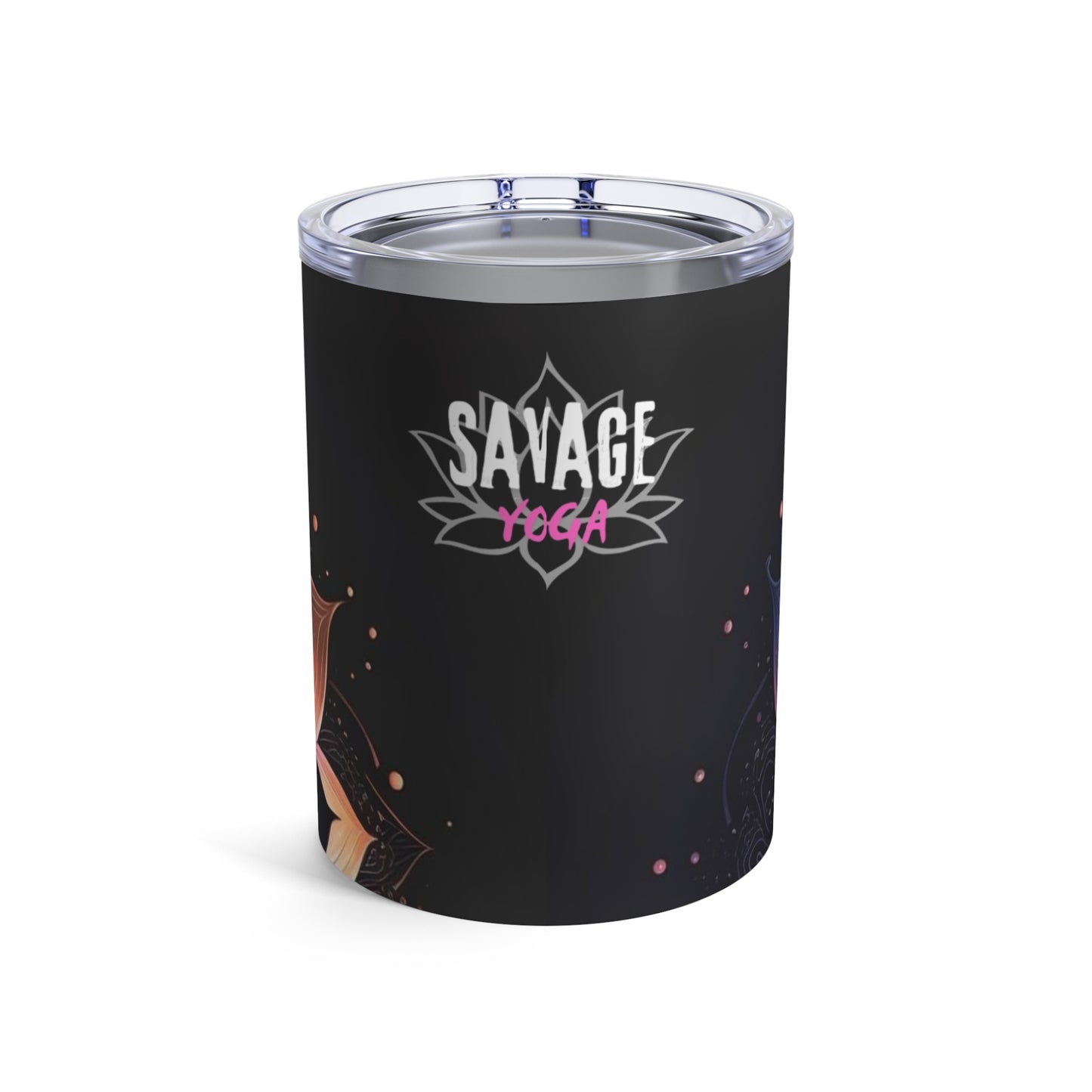 Savage Yoga 10oz Tumbler – Dark Lotus Edition