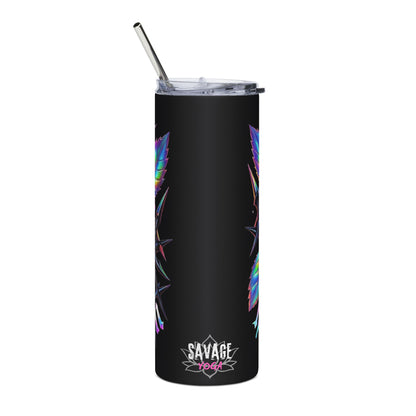 20oz Stainless Tumbler — Holographic Every Rose Has Its Thorns