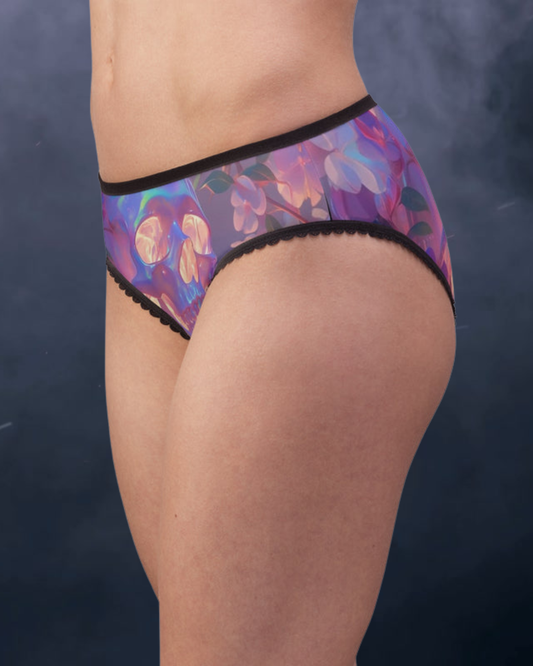 Iridescent Skull Briefs — Soft Rebel Edition