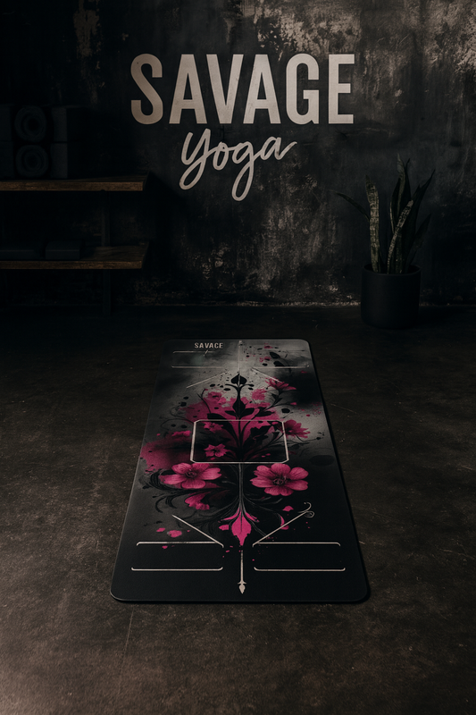 Ink Bloom Yoga Mat — Savage Yoga