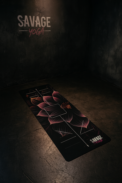 Midnight Dahlia Yoga Mat — Savage Yoga