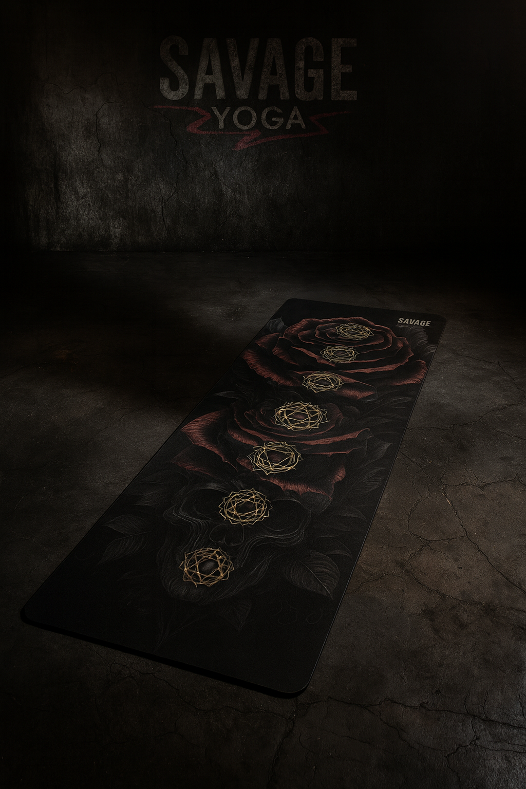 Rose Reaper Yoga Mat — Savage Yoga