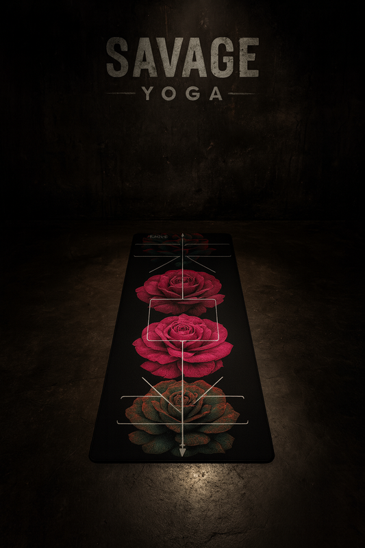 Crimson Eclipse Yoga Mat — Savage Yoga